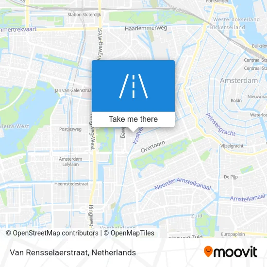 Van Rensselaerstraat map