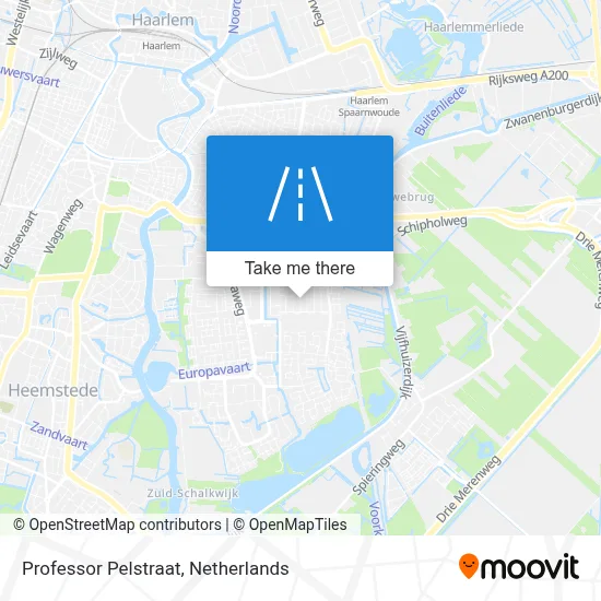 Professor Pelstraat map