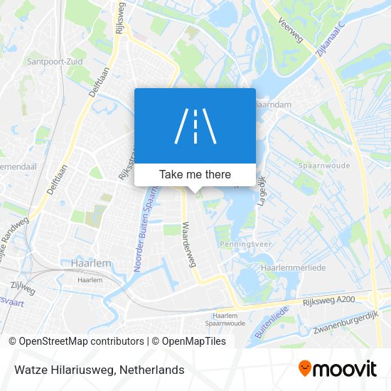 Watze Hilariusweg map