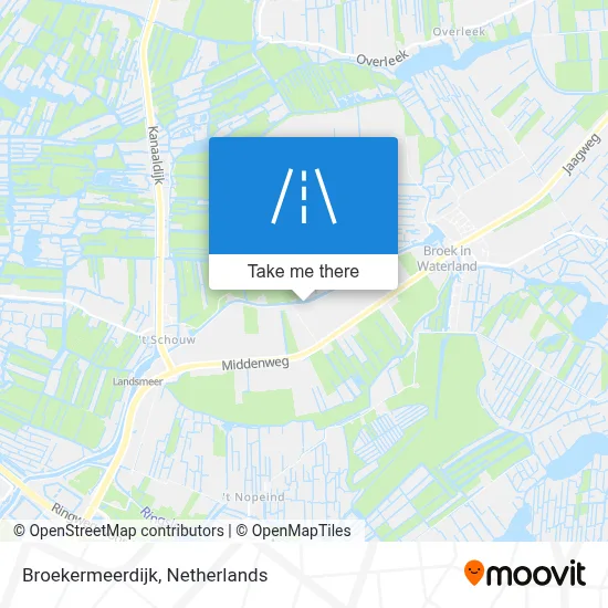 Broekermeerdijk map