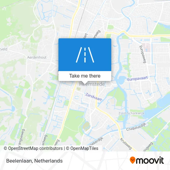 Beelenlaan map