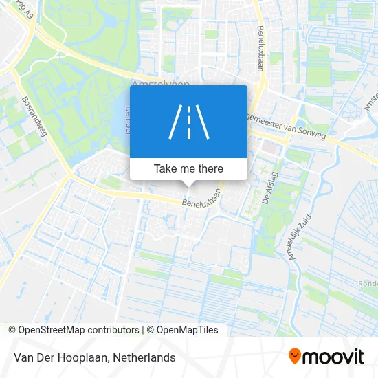 Van Der Hooplaan map
