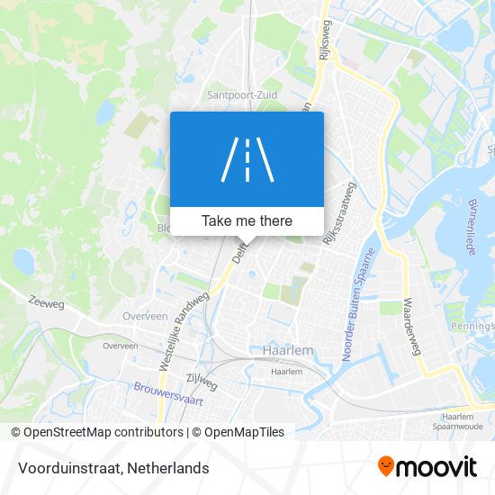 Voorduinstraat map