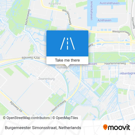 Burgemeester Simonsstraat map