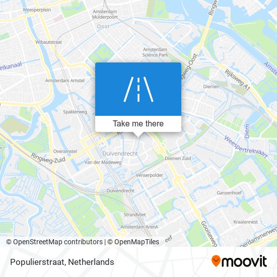 Populierstraat map