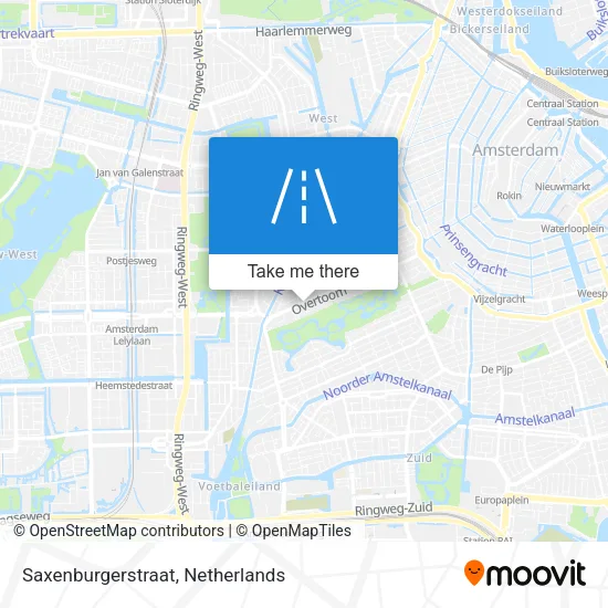 Saxenburgerstraat map