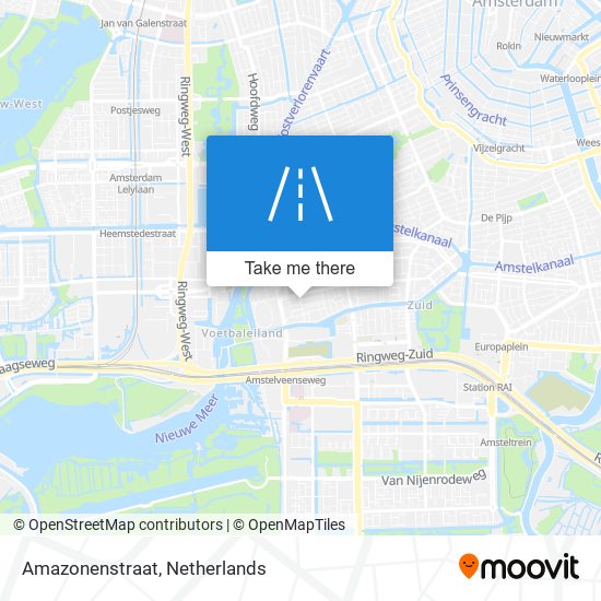 Amazonenstraat map