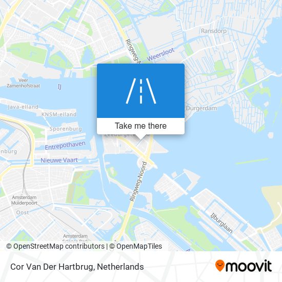 Cor Van Der Hartbrug map