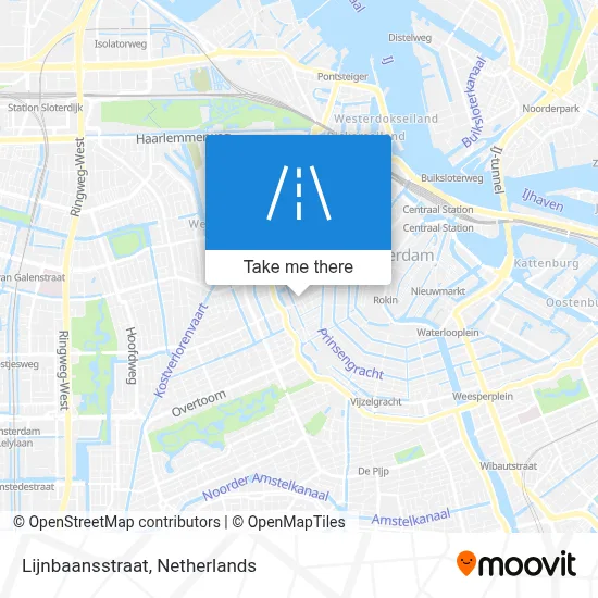 Lijnbaansstraat map