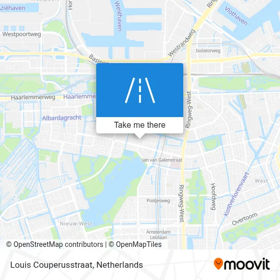 Louis Couperusstraat map