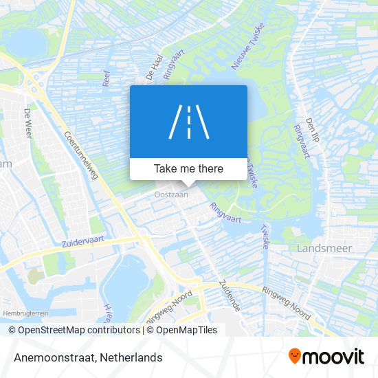 Anemoonstraat map