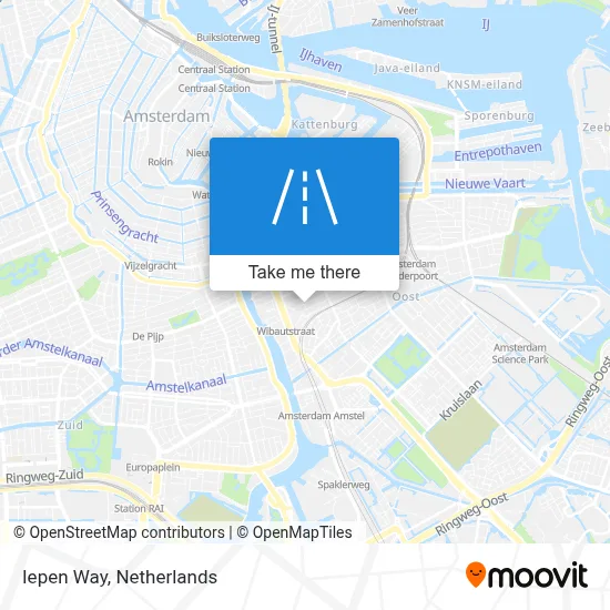 Iepenweg map