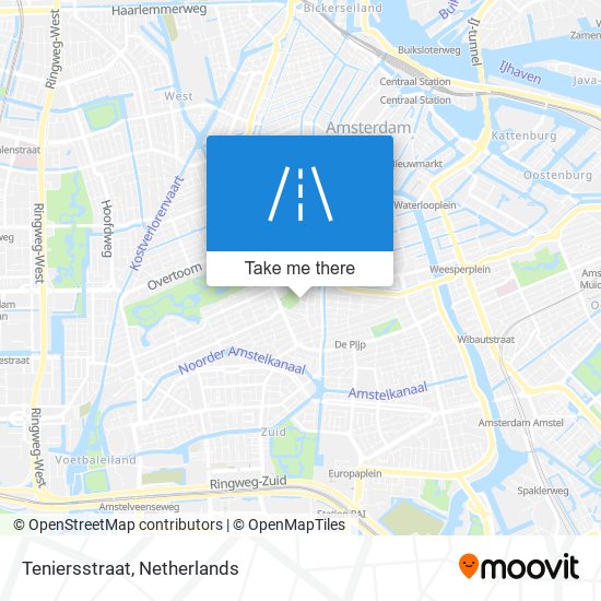 Teniersstraat Karte