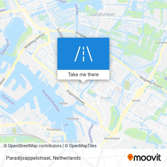 Paradijsappelstraat map