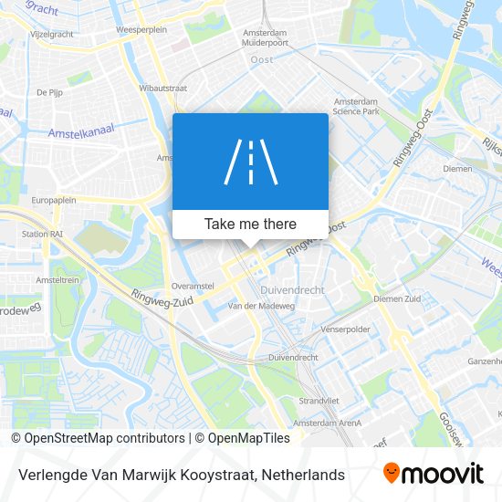 Verlengde Van Marwijk Kooystraat map