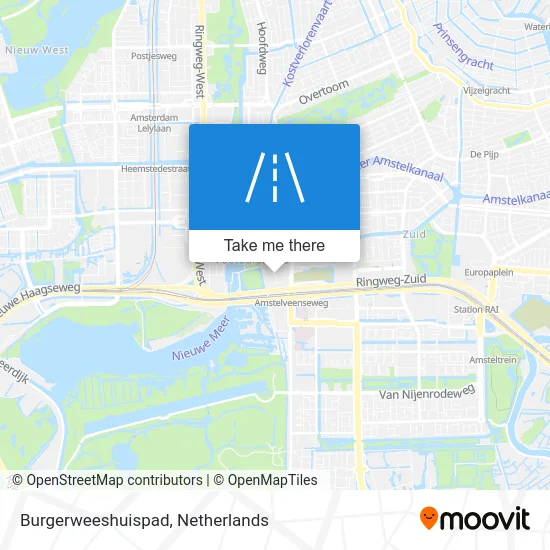 Burgerweeshuispad map