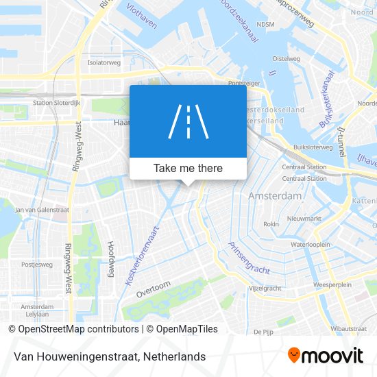 Van Houweningenstraat map