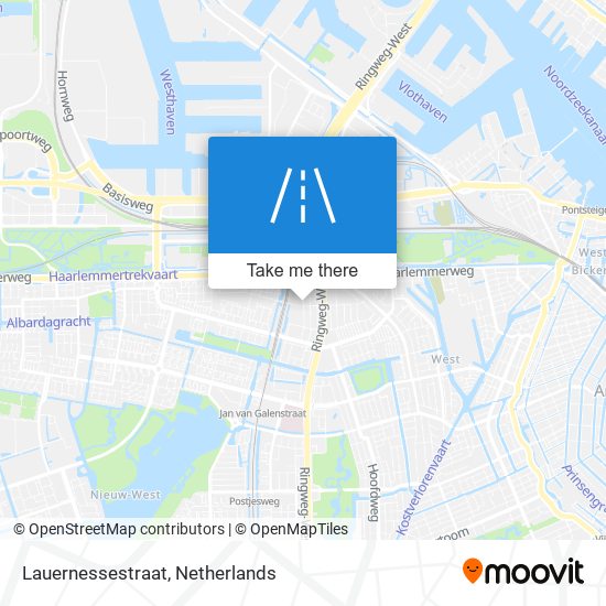 Lauernessestraat map