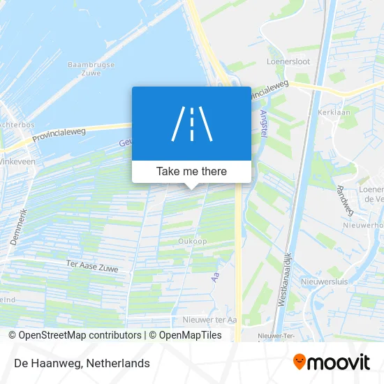 De Haanweg map