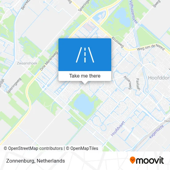 Zonnenburg map