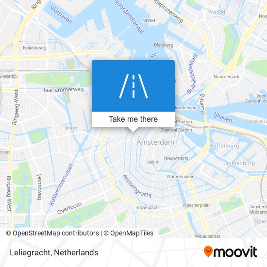 Leliegracht map