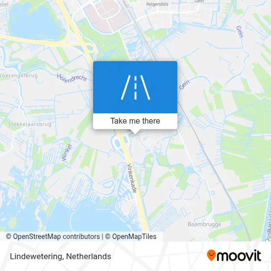 Lindewetering map