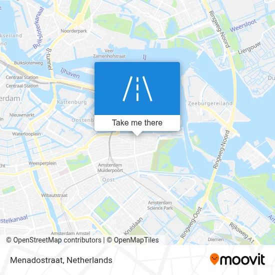 Menadostraat map