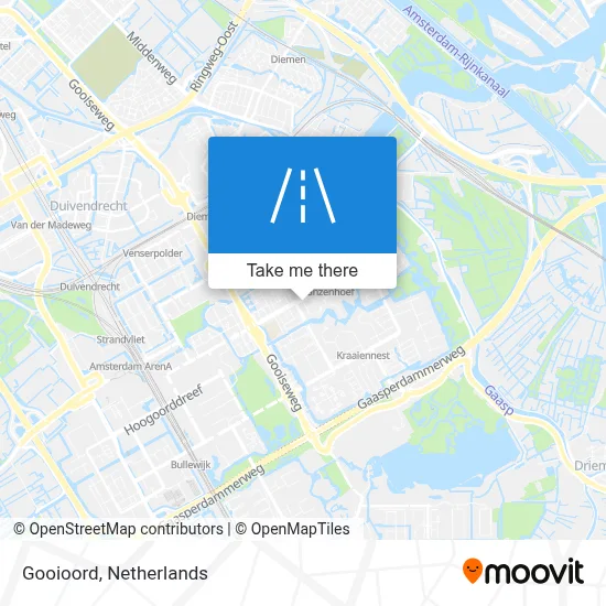Gooioord map