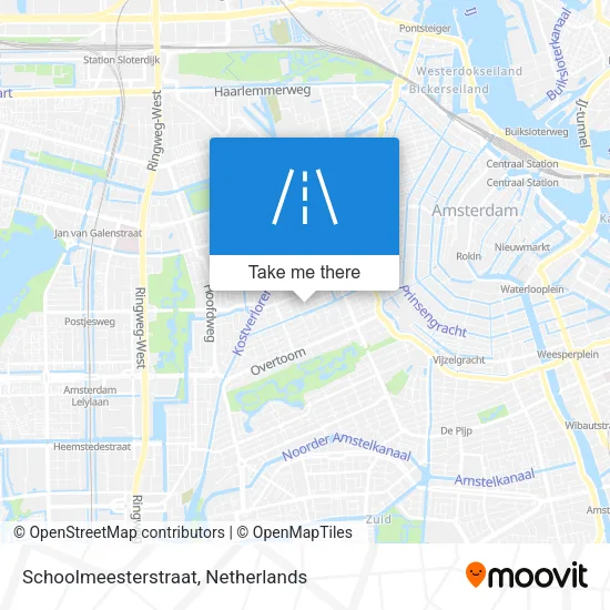 Schoolmeesterstraat map