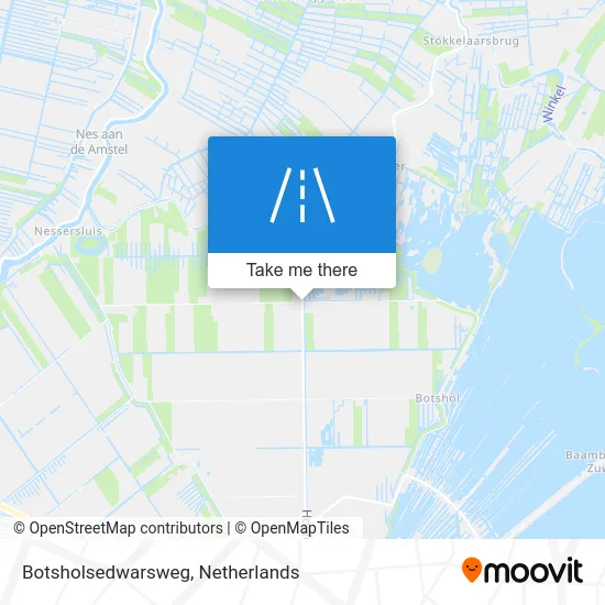 Botsholsedwarsweg map