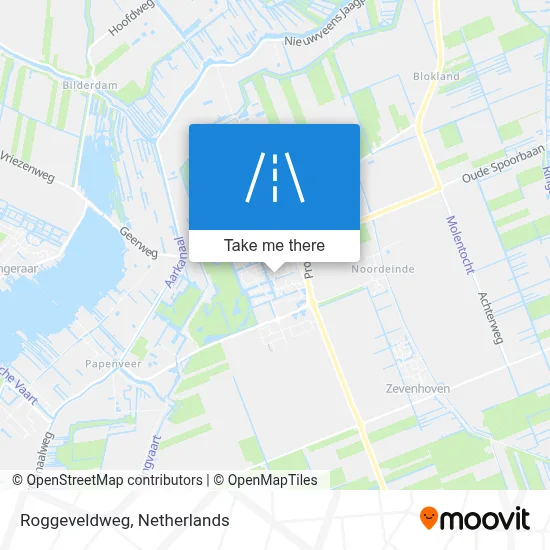 Roggeveldweg map