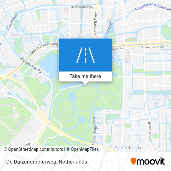 De Duizendmeterweg map