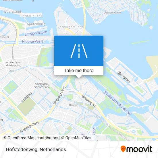 Hofstedenweg map