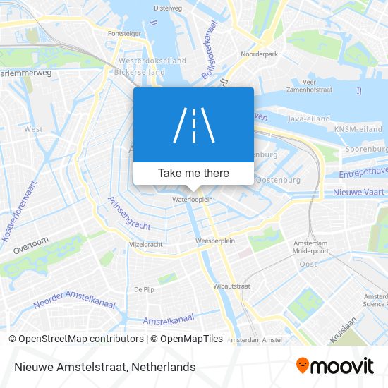 Nieuwe Amstelstraat map