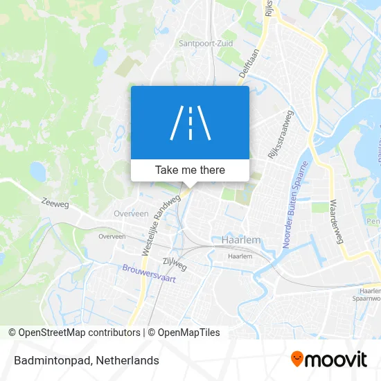 Badmintonpad map