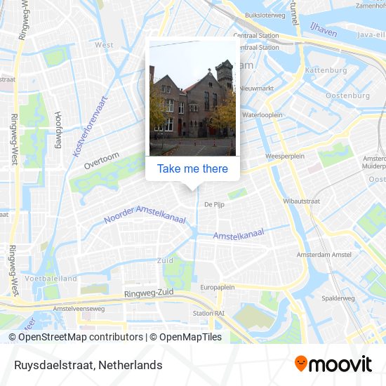 Ruysdaelstraat map