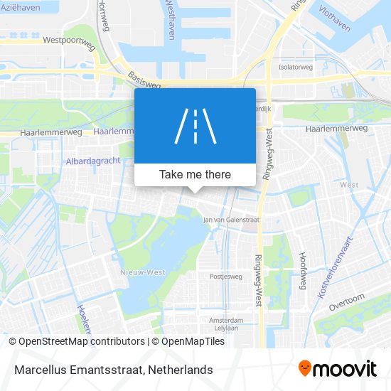 Marcellus Emantsstraat Karte