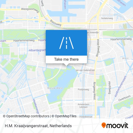 H.M. Kraaijvangerstraat map