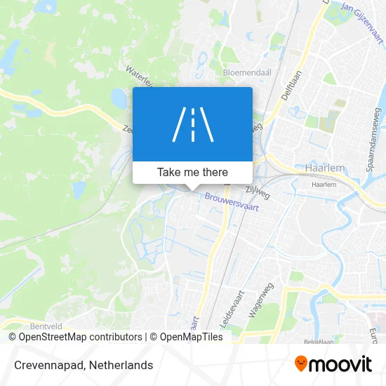 Crevennapad map