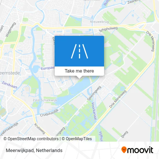 Meerwijkpad map