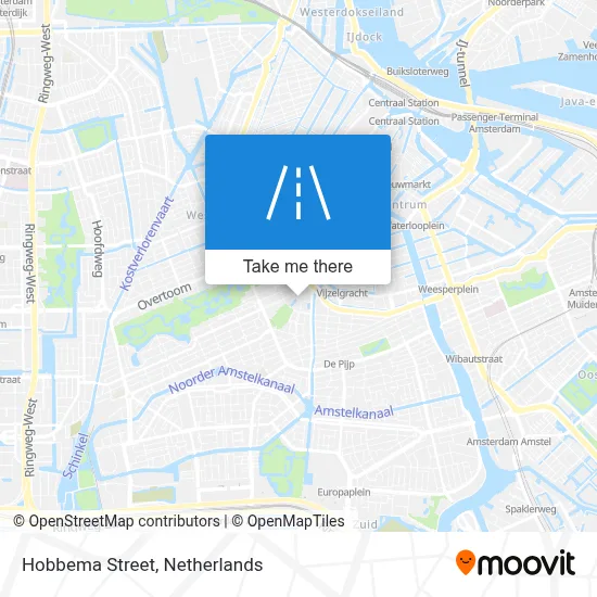 Hobbemastraat map