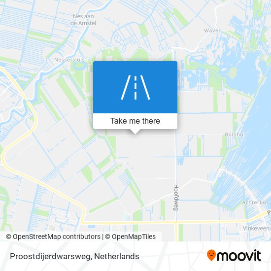 Proostdijerdwarsweg map