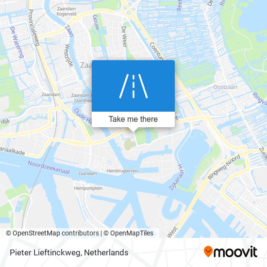 Pieter Lieftinckweg map