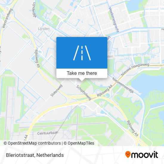 Bleriotstraat map