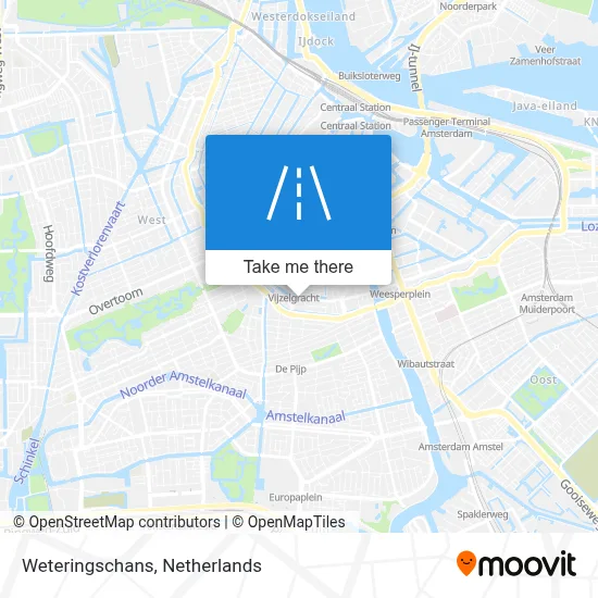 Weteringschans Karte