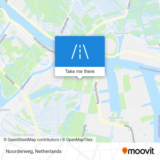 Noorderweg map