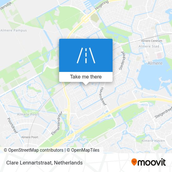 Clare Lennartstraat map