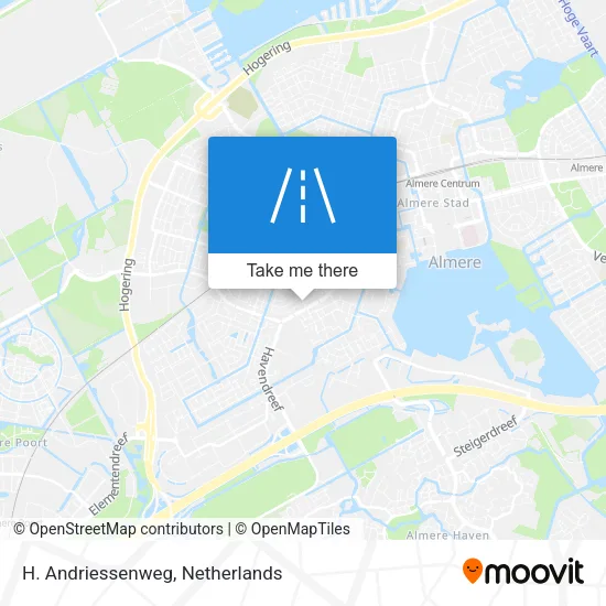 H. Andriessenweg map