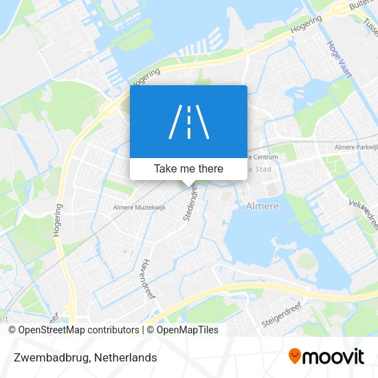 Zwembadbrug map