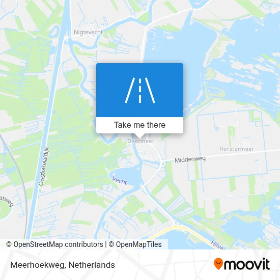 Meerhoekweg map